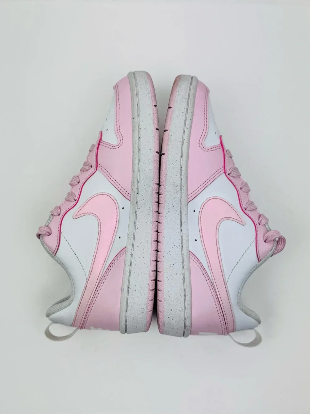 Nike Court Borough Low Recraft GS. White/ Pink. Youth size 3.5. Great condition.
